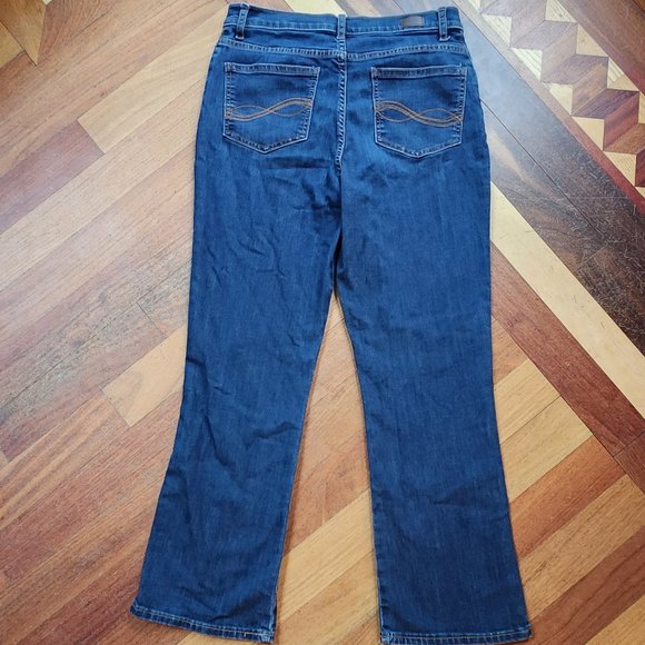 Lee Dark Wash Boot Cut Jeans Size 8 Short - Picture 8 of 14